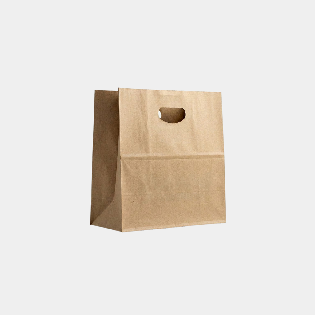 D-cut Brown Kraft Paper Bags