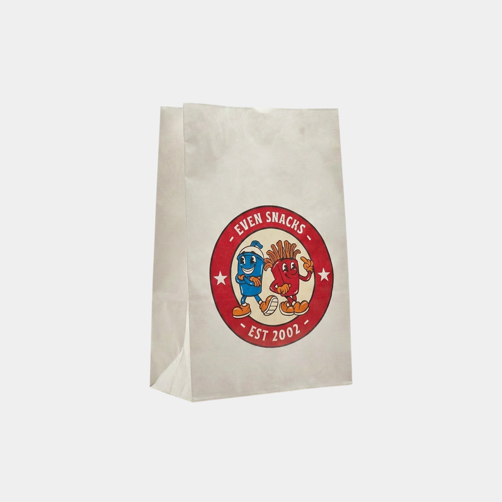 White Paper Food Delivery Bags