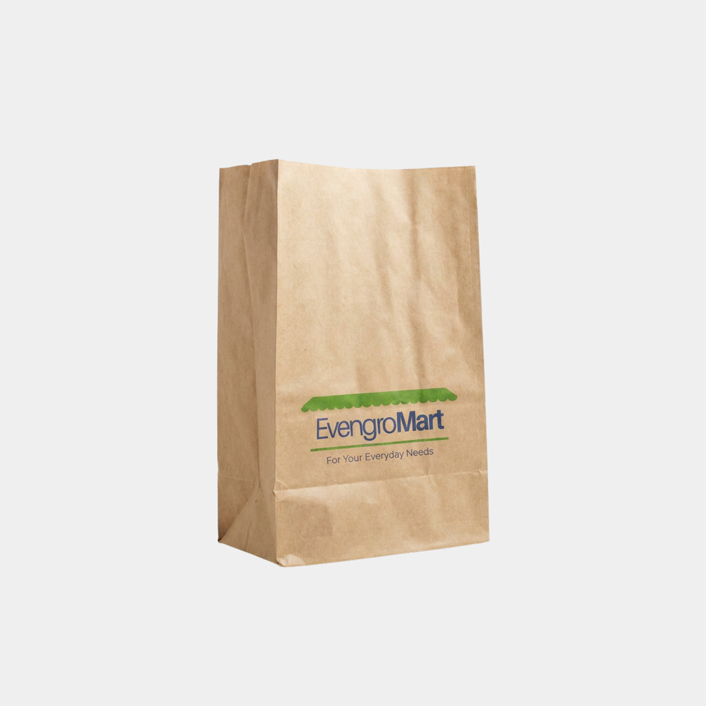 Kraft Paper Square Bottom SOS Bags
