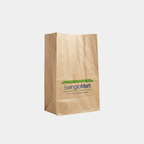 Kraft Paper Square Bottom SOS Bags